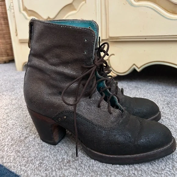 Pskaufman Crosswalk Lace Up Ankle Boot - Picture 1 of 8